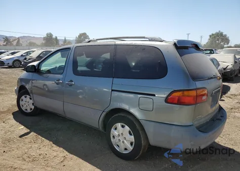 2000 Toyota Sienna Le z USA, uszkodzony, nr VIN 4T3ZF13C6YU296375